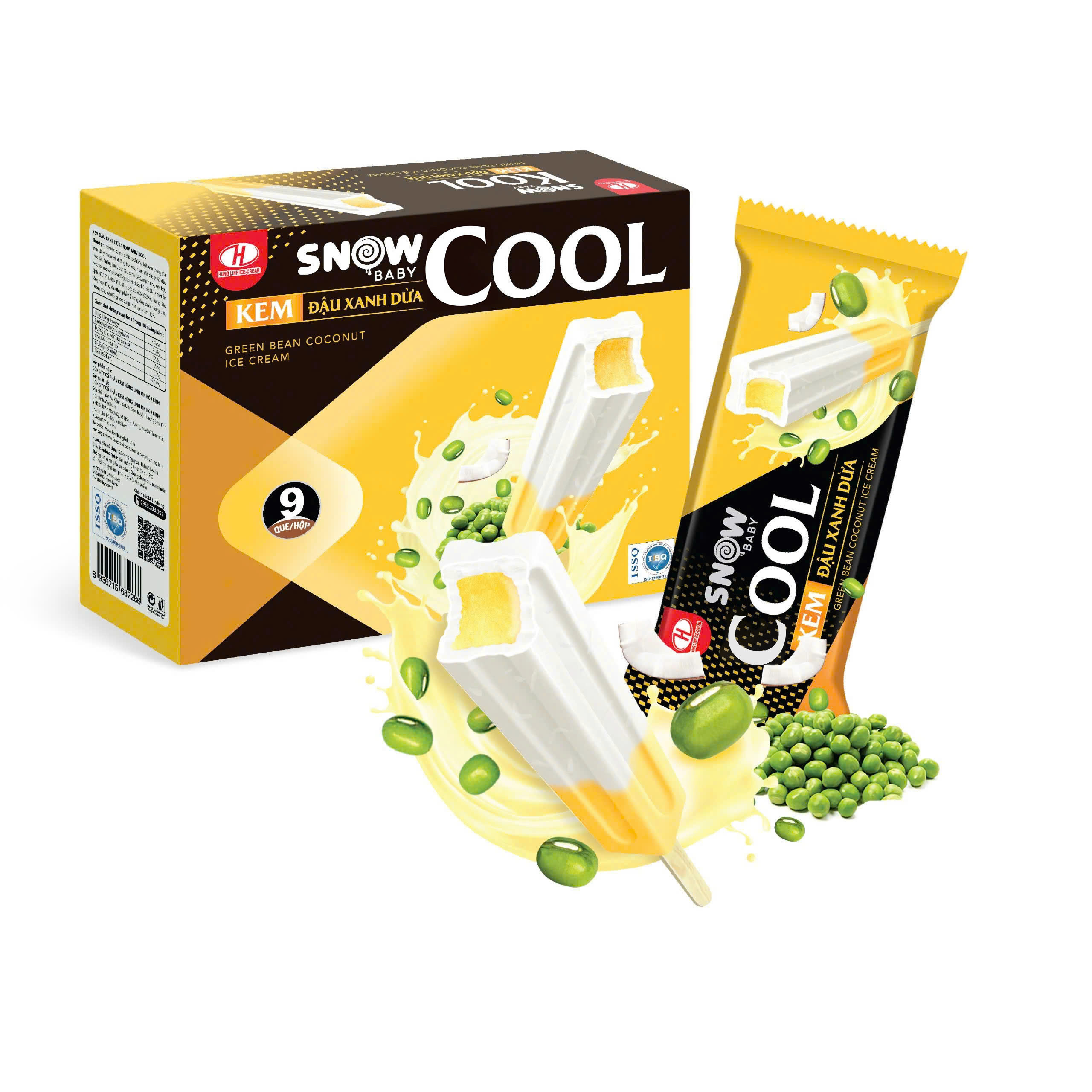 Kem Đậu Xanh Dừa
